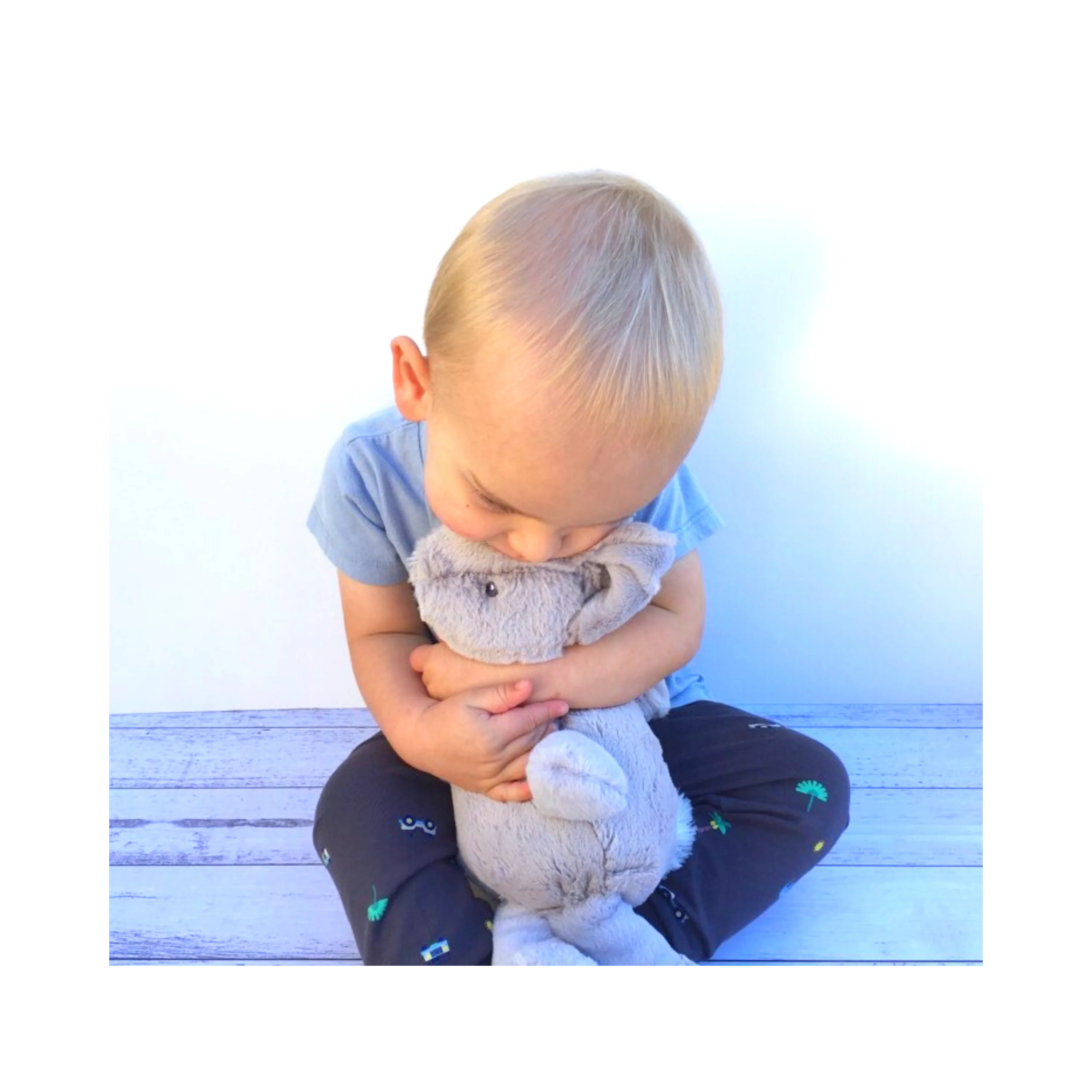 Personalised Large Frankie Bunny - Grey 39cm - Image 8