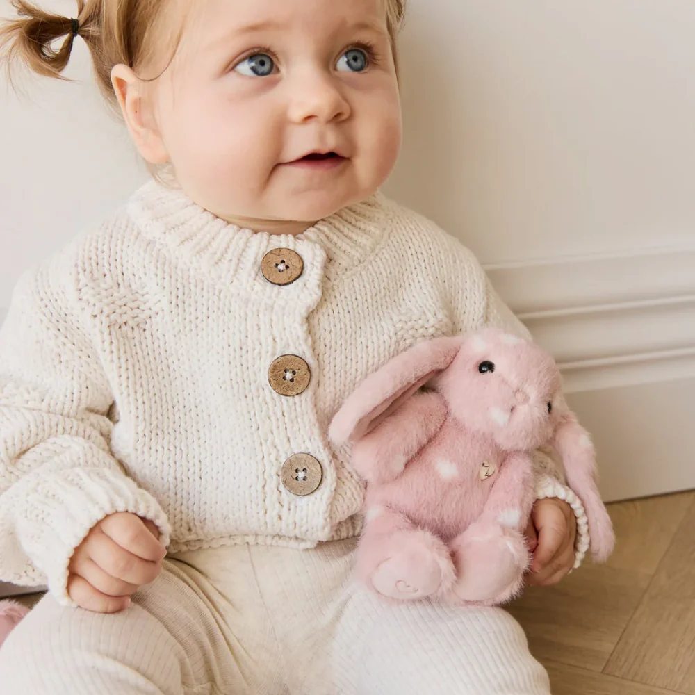 Personalised Baby Girl Snuggle & Treat Box - Little Love Snuggle Bunnies - Image 4