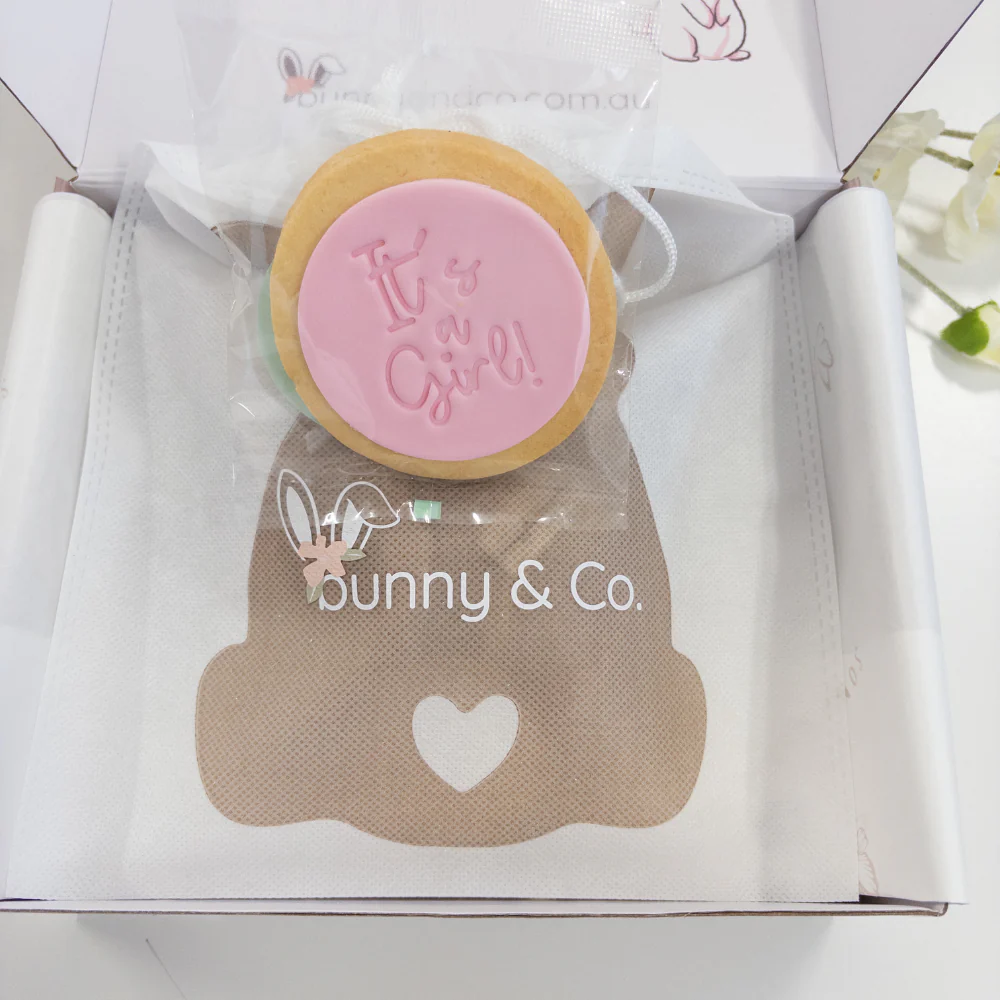 Personalised Baby Girl Snuggle & Treat Box - Little Love Snuggle Bunnies - Image 5