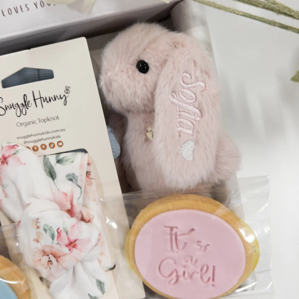 Personalised Baby Gift Hamper - Twin Girls - Image 4