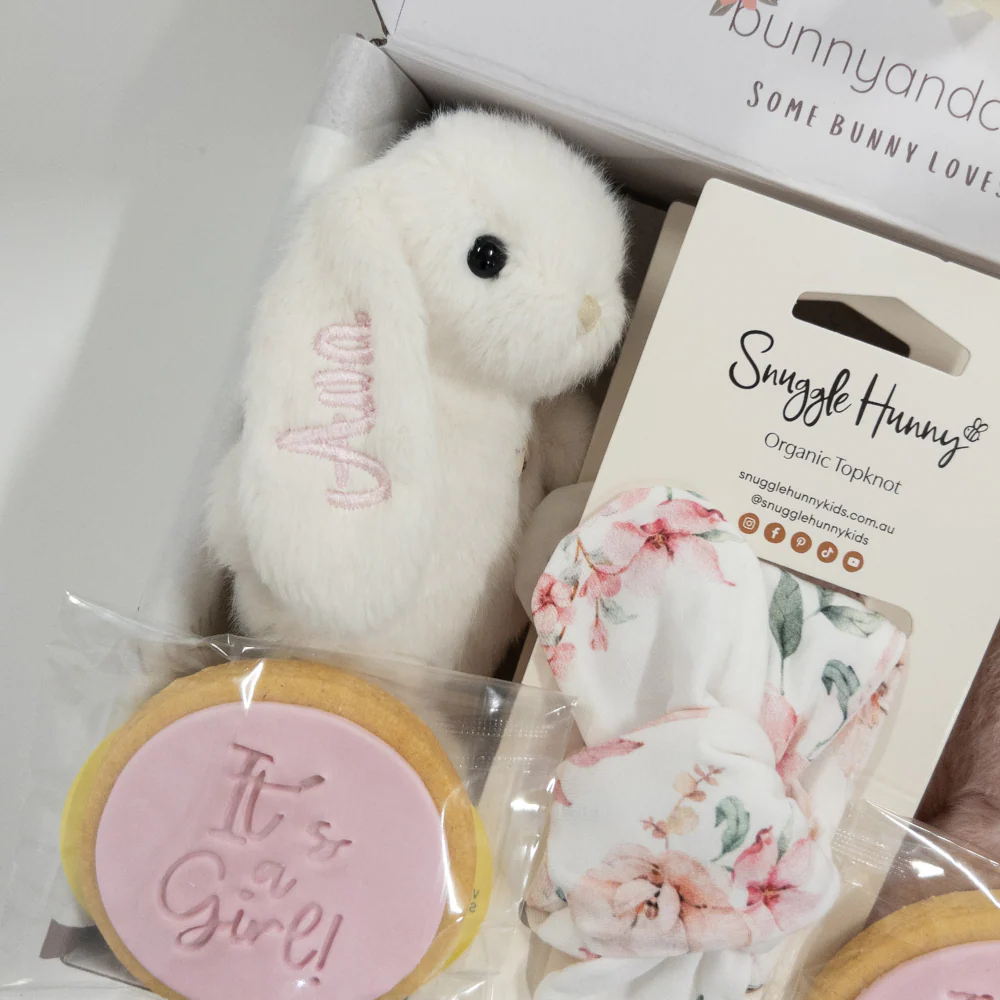 Personalised Baby Gift Hamper - Twin Girls - Image 3