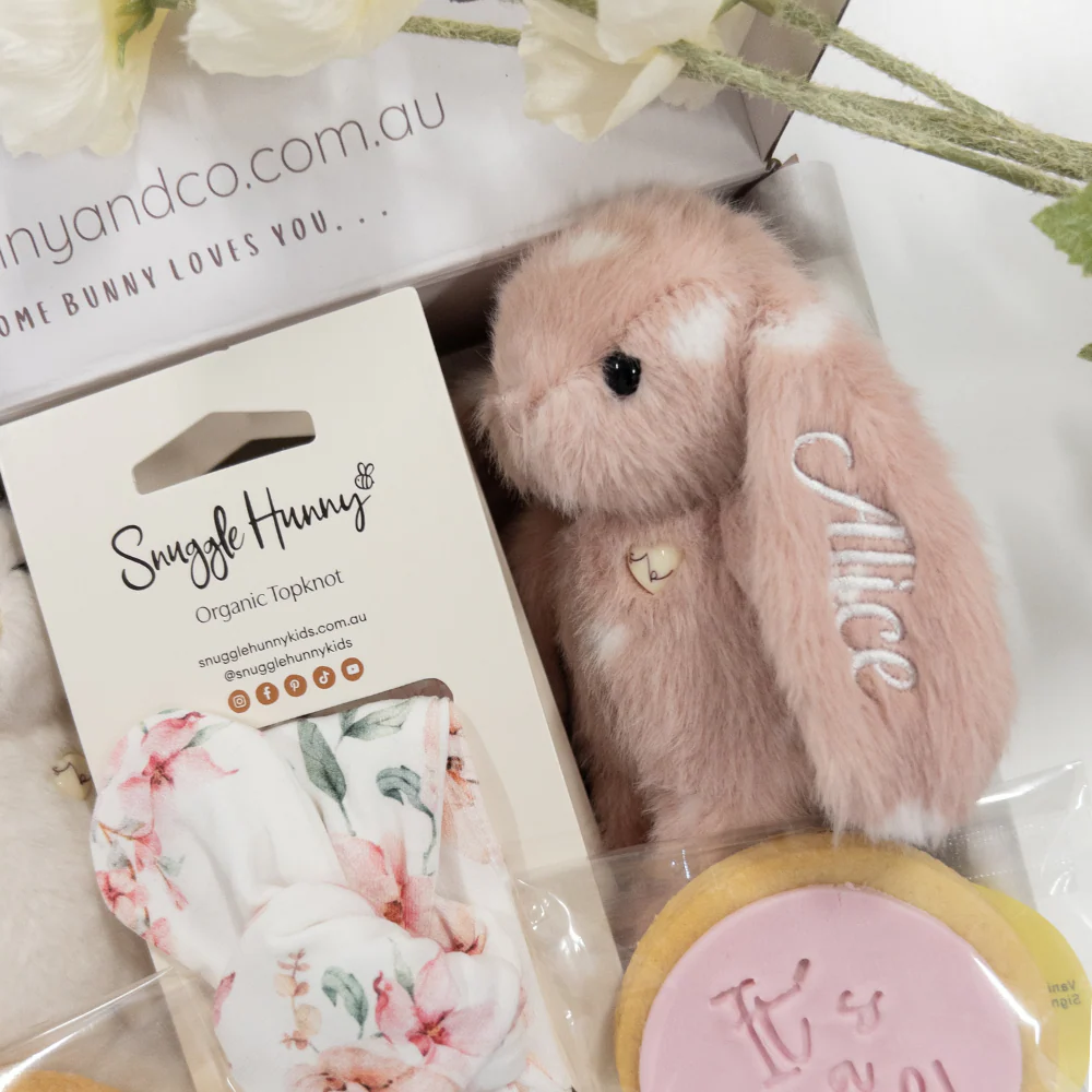 Personalised Baby Gift Hamper - Twin Girls - Image 4