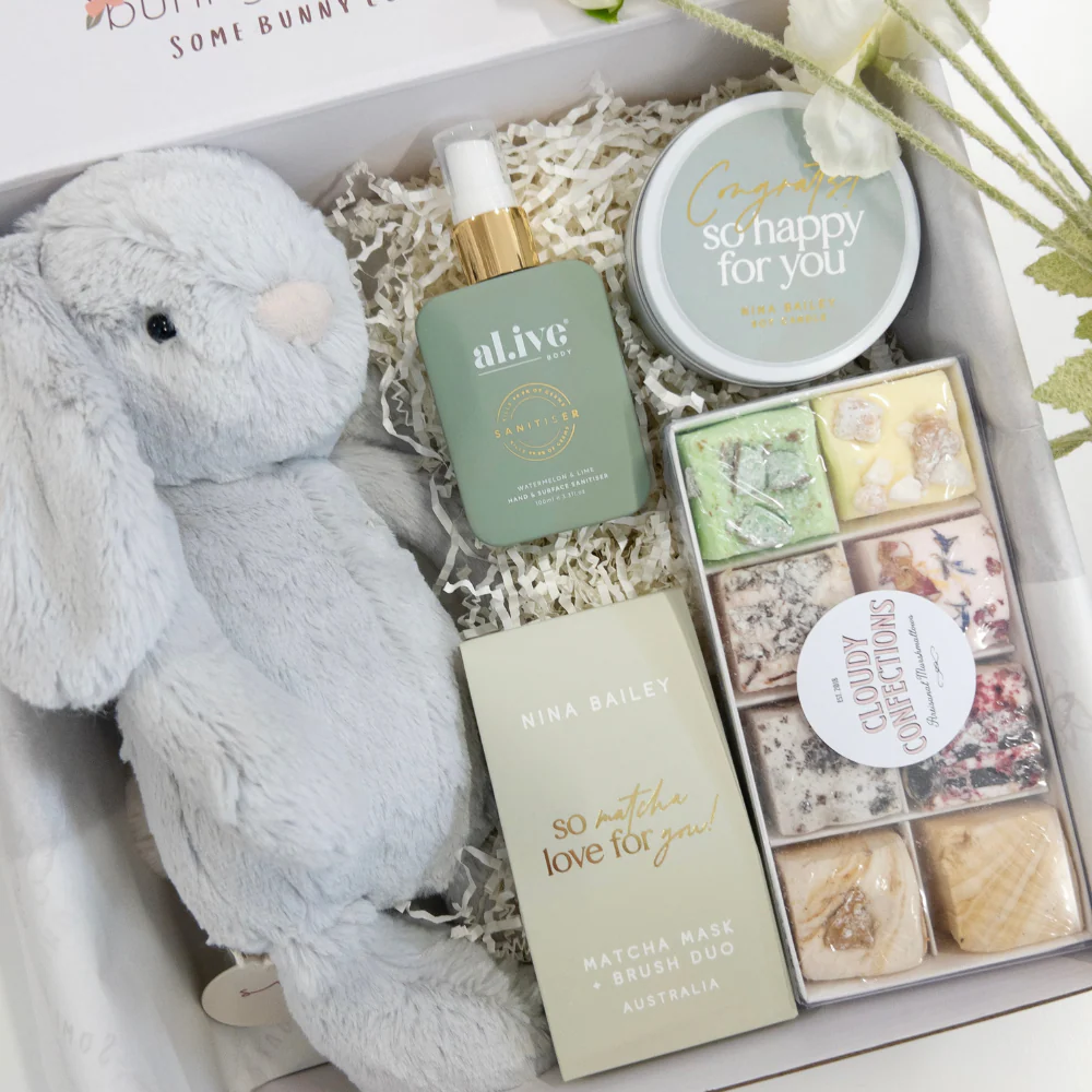 Mum & Bub Newborn Gift Set - Moonbeam Snuggle Bunny - Image 3