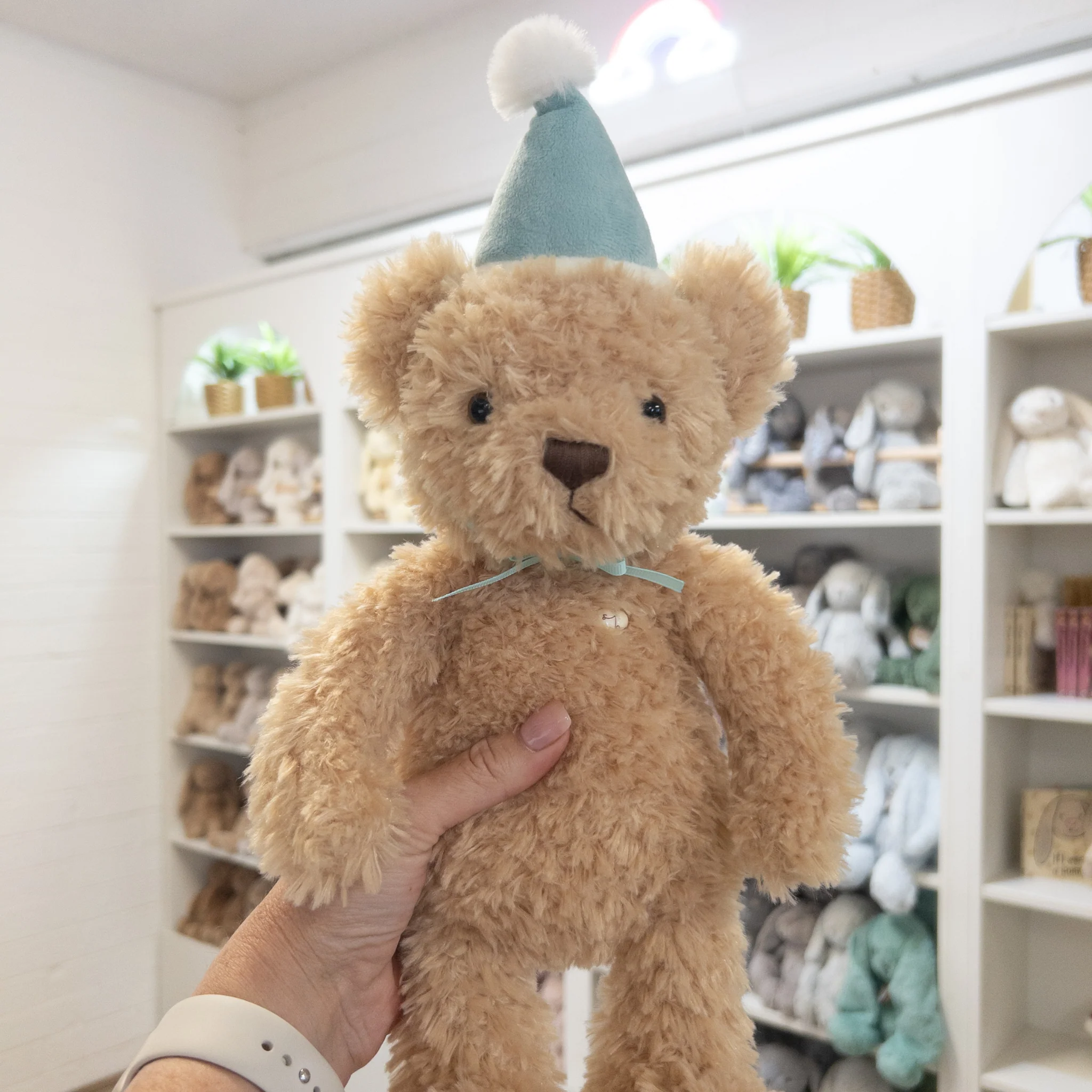 Snuggle Bunnies Birthday Arthur Bear - Blue - Image 3