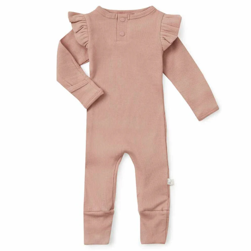 Snuggle Hunny Organic Growsuit | Rose - Image 3