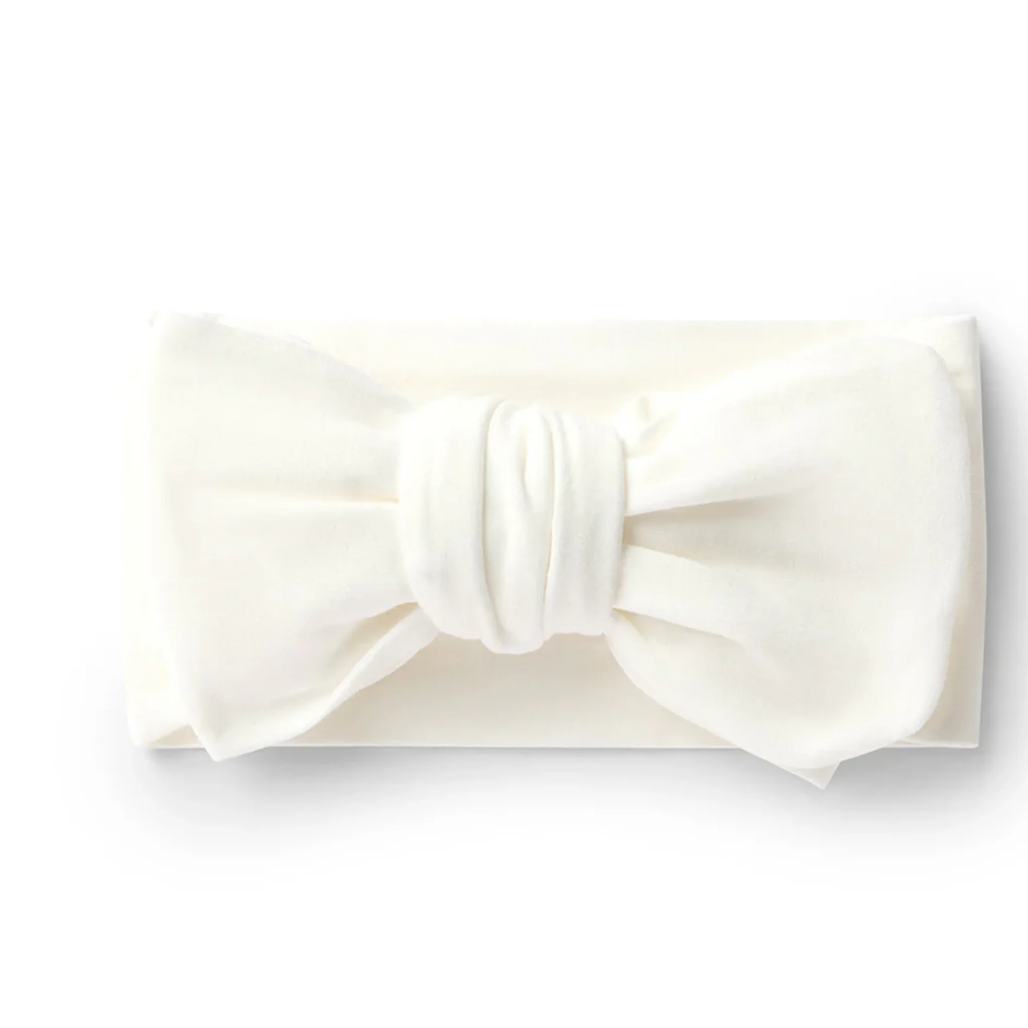 Snuggle Hunny Topknot Oversized Bow- Milk - Image 3