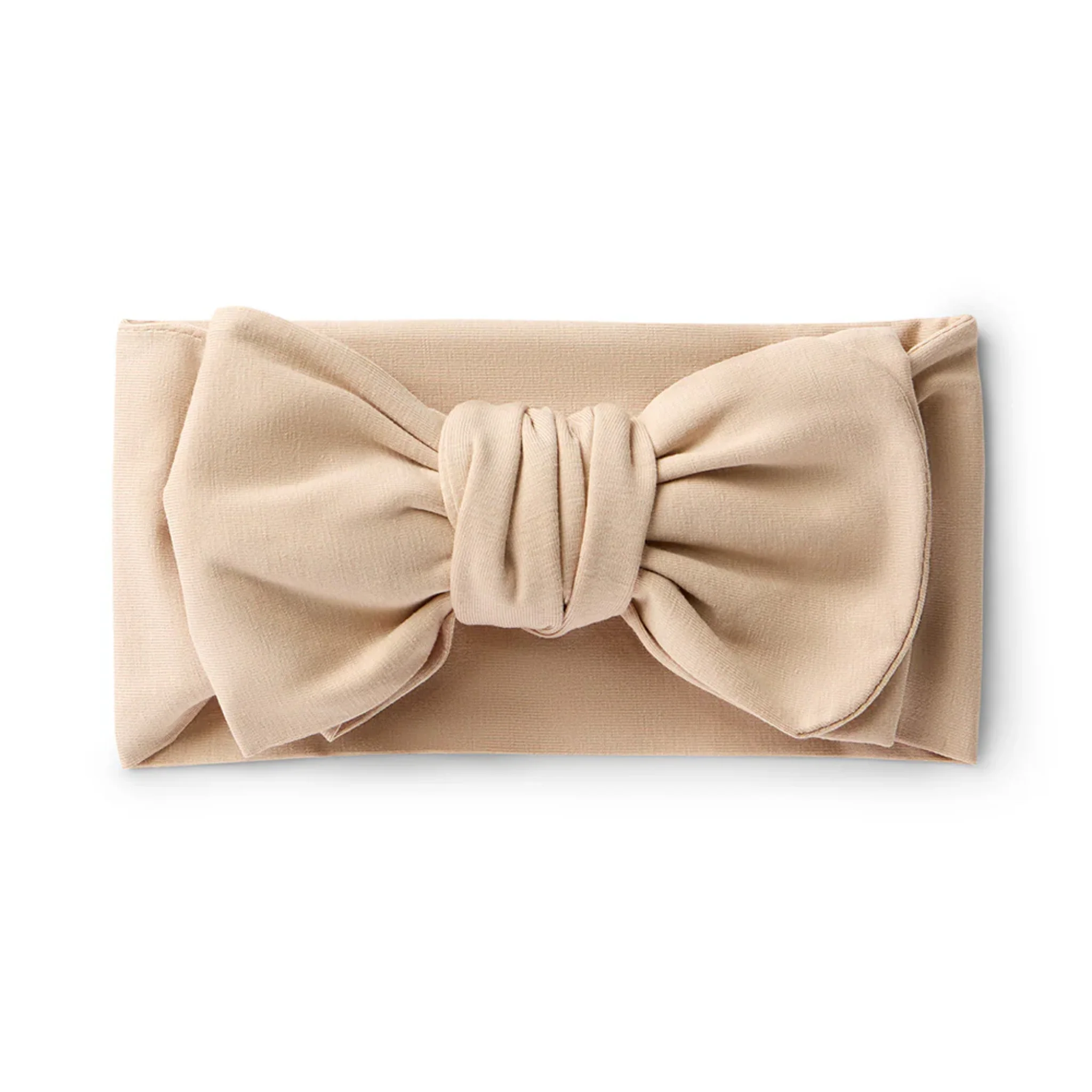 Snuggle Hunny Topknot Oversized Bow- Pebble - Image 3